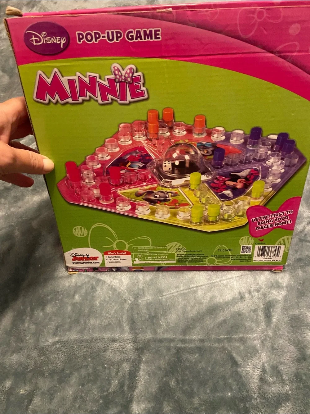 Disney Minnie Mouse Pink and Green Pop-Up Game